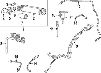 Foto de Sensor de oxigeno Original para Dodge Charger Dodge Challenger Marca CHRYSLER N�mero de Parte 68203458AA