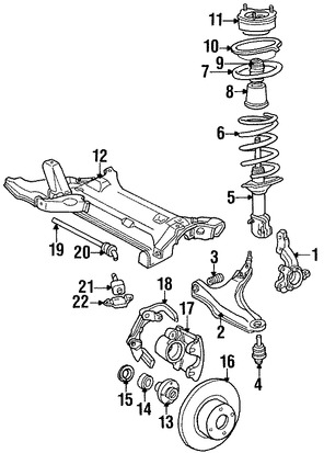 Foto de Base del Amortiguador Original para Chrysler Dodge Plymouth Marca CHRYSLER Nmero de Parte 4684643