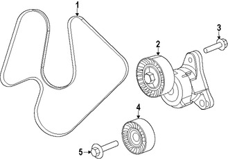 Foto de Conjunto de Tensor de correa Original para Chrysler Jeep  Dodge Fiat Marca CHRYSLER N�mero de Parte 4627742AA