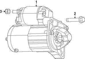 Foto de Motor de arranque Original para Dodge Dart Fiat 500 Marca CHRYSLER N�mero de Parte 56029698AA