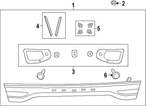 Foto de Conjunto de luz de retroceso Original para Dodge Dart 2013 Marca CHRYSLER N�mero de Parte 68090960AC