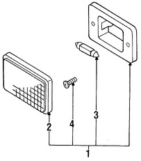 Foto de Luz de cortes�a Original para Chrysler Dodge Eagle Mitsubishi Marca CHRYSLER N�mero de Parte MB305620