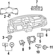 Foto de Panel de Instrumentos Original para Dodge Avenger 2008 2009 Marca CHRYSLER Nmero de Parte 5107701AH