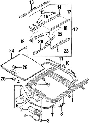 Foto de Barra Interior para agarrarse Original para Chrysler Cirrus 1995 1996 Dodge Stratus 1996 Plymouth Breeze 1996 Marca CHRYSLER N�mero de Parte 4773890