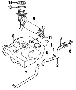 Foto de Regulador de Presin de Inyeccin Original para Chrysler Dodge Plymouth Marca CHRYSLER Nmero de Parte 5003870AA