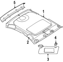 Foto de Techo Interior Original para Dodge Magnum 2008 Marca CHRYSLER N�mero de Parte 1AH051W1AA