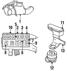 Foto de Rel� de Bocina Original para Chrysler Dodge Plymouth Marca CHRYSLER N�mero de Parte 5266147