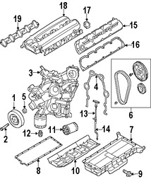 Foto de Kit de Cadena de Tiempo Original para Dodge Viper Dodge Ram 1500 Marca CHRYSLER N�mero de Parte 5086533AD