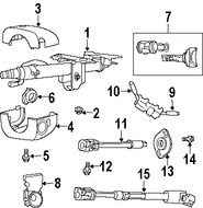 Foto de Interruptor del limpiaparabrisas Original para Dodge Viper Chrysler PT Cruiser Marca CHRYSLER N�mero de Parte 5019710AA