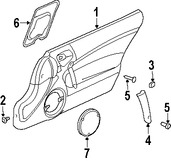 Foto de Barra Interior para agarrarse Original para Dodge Viper Marca CHRYSLER N�mero de Parte UA36SZ6AA