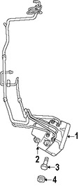 Foto de M�dulo de control de ABS Original para Dodge Viper Marca CHRYSLER N�mero de Parte 5066605AA