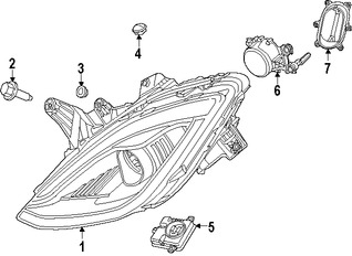 Foto de Balasta Faro de Xenon Original para Chrysler 300  Viper Dodge Viper Marca CHRYSLER Nmero de Parte 68170821AA