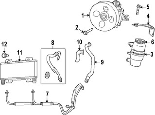 Foto de Deposito Liquido Hidraulico Direccion Asistida Original para Viper Dodge Viper Marca CHRYSLER N�mero de Parte 5030970AB