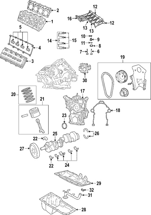 Foto de Culata del motor Original para Jeep Grand Cherokee Jeep Commander Dodge Charger Dodge Magnum Chrysler  Chrysler 300 Marca CHRYSLER Nmero de Parte 5143396AB