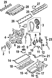 Foto de Empacadura del Tapon de drenaje de aceite Original para Dodge Ram 1500 2004 2005 Dodge Viper 2003 Marca CHRYSLER Nmero de Parte 4763738