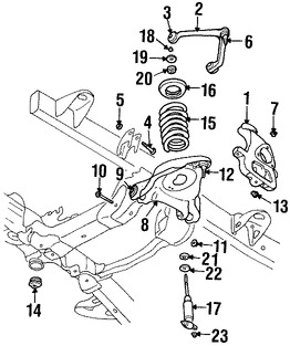 Foto de Brazo de Control de suspensi�n Original para Dodge Ram 1500 Dodge Durango Chrysler Marca CHRYSLER N�mero de Parte 52106577AI