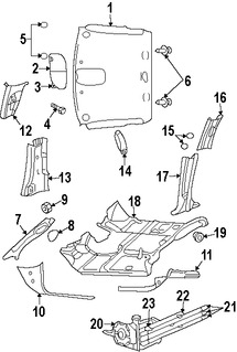 Foto de Techo Interior Original para Dodge Ram 1500 Dodge Ram 2500 Dodge Ram 3500 Marca CHRYSLER N�mero de Parte 1FJ79BD1AA