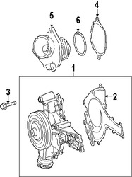 Foto de Kit de Termostato de Refrigerante del Motor  Original para Dodge Sprinter 2500 2007 2008 Dodge Sprinter 3500 2007 2008 Marca CHRYSLER N�mero de Parte 68013949AA