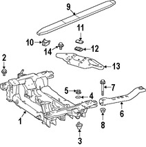 Foto de Buje para Hojas de Muelle Original para Dodge Sprinter 2500 2007 2008 2009 Dodge Sprinter 3500 2007 2008 2009 Marca CHRYSLER N�mero de Parte 68012188AA
