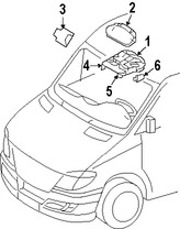 Foto de Bombilla de luz de mapa Original para Dodge Sprinter 2500 2007 2008 2009 Dodge Sprinter 3500 2007 2008 2009 Marca CHRYSLER N�mero de Parte 5175455AB