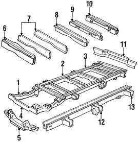 Foto de Percha de Hoja de Muelle Original para Dodge Marca CHRYSLER Nmero de Parte 55347348AB