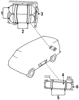 Foto de Tanque de Combustible Original para Dodge B150 Dodge B250 Dodge B350 Dodge B1500 Dodge B2500 Dodge B3500 Marca CHRYSLER N�mero de Parte 52018210
