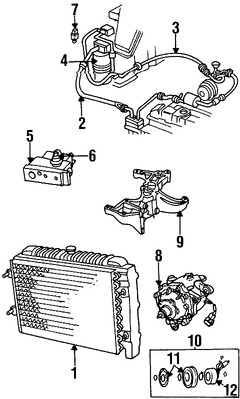 Foto de Sensor de Presin de Refrigerante Aire Acondicionado Original para Dodge B1500 Dodge B2500 Dodge B3500 Marca CHRYSLER Nmero de Parte 4773189