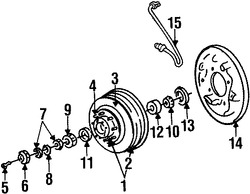 Foto de Rodaje de Rueda Original para Dodge Jeep Marca CHRYSLER N�mero de Parte 2852729