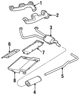 Foto de M�ltiple de Escape Original para Dodge Marca CHRYSLER N�mero de Parte 53010188