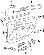 Foto de Luz de cortes�a Original para Dodge Caravan Dodge Grand Caravan Chrysler Town & Country Chrysler Marca CHRYSLER N�mero de Parte 4685676AA