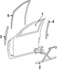 Foto de Canal de Crista Original para Dodge Dakota Mitsubishi Raider Marca CHRYSLER N�mero de Parte 55359400AG
