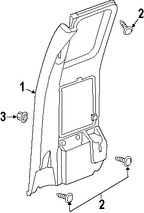 Foto de Panel Interior de Puerta Original para Dodge Dakota 2005 2006 2007 Mitsubishi Raider 2006 2007 2008 Marca CHRYSLER N�mero de Parte 5JJ31XDHAD