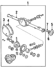 Foto de Eje Propulsor Original para Dodge Dakota Mitsubishi Raider Marca CHRYSLER Nmero de Parte 68045425AA