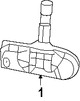 Foto de Sensor de control de presi�n de la llanta  Original para Dodge Dakota Mitsubishi Raider Marca CHRYSLER N�mero de Parte 56029319AC