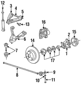 Foto de Barra de Torsion Original para Dodge Dakota Saab 9-3 Saab 900 Marca CHRYSLER Nmero de Parte 4322517