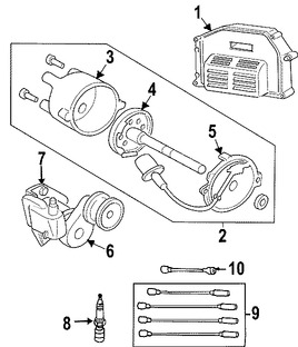 Foto de Captador de seal de encendido Original para Jeep Cherokee 1997 Jeep Grand Cherokee 1996 1997 1994 1995 Dodge Dakota 1997 Marca CHRYSLER Nmero de Parte 56027023AB