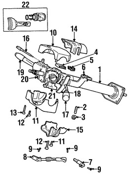 Foto de Interruptor de encendido Original para Dodge Jeep Marca CHRYSLER N�mero de Parte 56021346AB