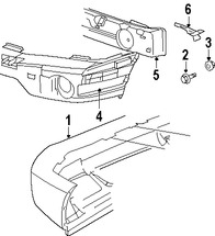 Foto de Tuerca de cubierta de parachoques Original para Dodge Chrysler Marca CHRYSLER N�mero de Parte 6507559AA