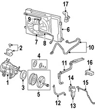 Foto de Compresor Aire Acondicionado Original para Dodge Durango 2004 2005 2006 2007 Chrysler  2007 Marca CHRYSLER N�mero de Parte 55056288AD
