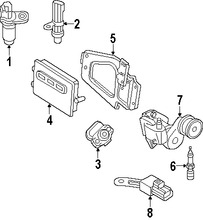 Foto de Computadora del Motor Original para Dodge Durango 2008 Dodge Nitro 2008 Dodge Dakota 2008 Jeep Wrangler 2008 Jeep Liberty 2008 Marca CHRYSLER N�mero de Parte 5150275AB