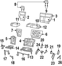 Foto de Respaldo de Asiento Original para Dodge Nitro 2007 2008 Marca CHRYSLER N�mero de Parte 1FZ801DVAA