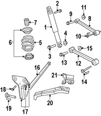 Foto de Barra Transversal Original para Dodge Nitro Jeep Liberty Marca CHRYSLER N�mero de Parte 52109914AB