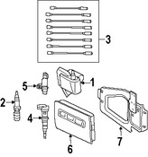 Foto de Sensor de posici�n del cigue�al Original para Chrysler Dodge Jeep Marca CHRYSLER N�mero de Parte 56028815AB