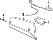 Foto de Conjunto de la luz de placa Original para Dodge Journey 2009 2010 2011 2012 Marca CHRYSLER N�mero de Parte 68041378AA