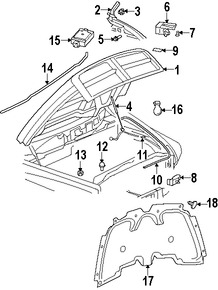 Foto de Panel de Cap� Original para Dodge Ram 1500 Dodge Ram 2500 Dodge Ram 3500 Marca CHRYSLER N�mero de Parte 5029419AG