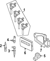 Foto de Computadora del Motor Original para Dodge Ram 1500 2008 Dodge Ram 2500 2008 Dodge Ram 3500 2008 Marca CHRYSLER Remanufacturado N�mero de Parte RL150282AC