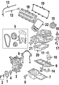 Foto de C�rter Original para Jeep Grand Cherokee Jeep Commander Marca CHRYSLER N�mero de Parte 53021860AC
