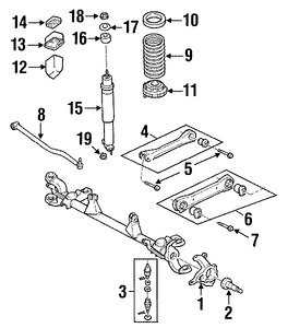 Foto de Kit de R�tula de Suspensi�n Original para Jeep Grand Cherokee Jeep Wrangler Marca CHRYSLER N�mero de Parte 68004085AA