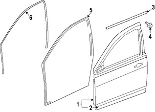 Foto de Panel externo de puerta Original para Jeep Compass 2007 2008 2009 2010 Marca CHRYSLER N�mero de Parte 5074946AA