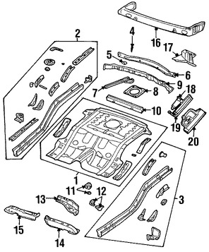Foto de Soporte Brazo Control Suspension Original para Jeep Liberty 2002 2003 2004 2005 2006 2007 Marca CHRYSLER Nmero de Parte 5073060AA